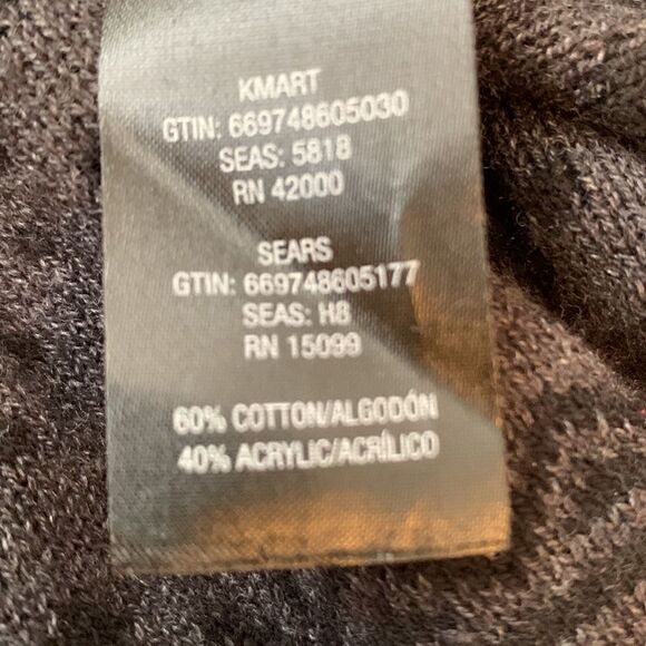 NORTHWEST Mens Fair Isle Mock Neck Sweater Size2XL - Picture 5 of 13